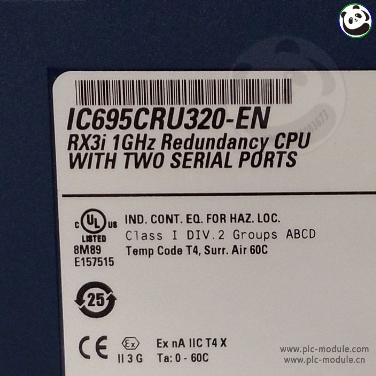 GE IC695CRU320-NE RX3i 1GHz Redundancy CPU IC695CRU320.jpg