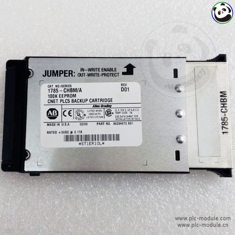 A-B 1785-CHBM 100K EEPROM CNET PLC5 BACK