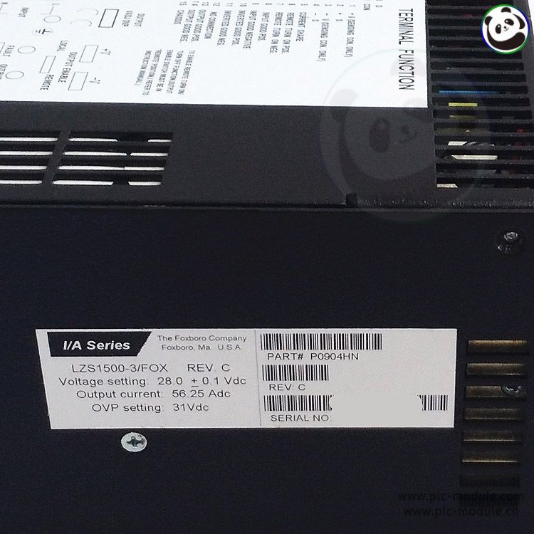 FOXBORO P0904HN LZS1500-3FOX I-A Series POWER MODULE....jpg