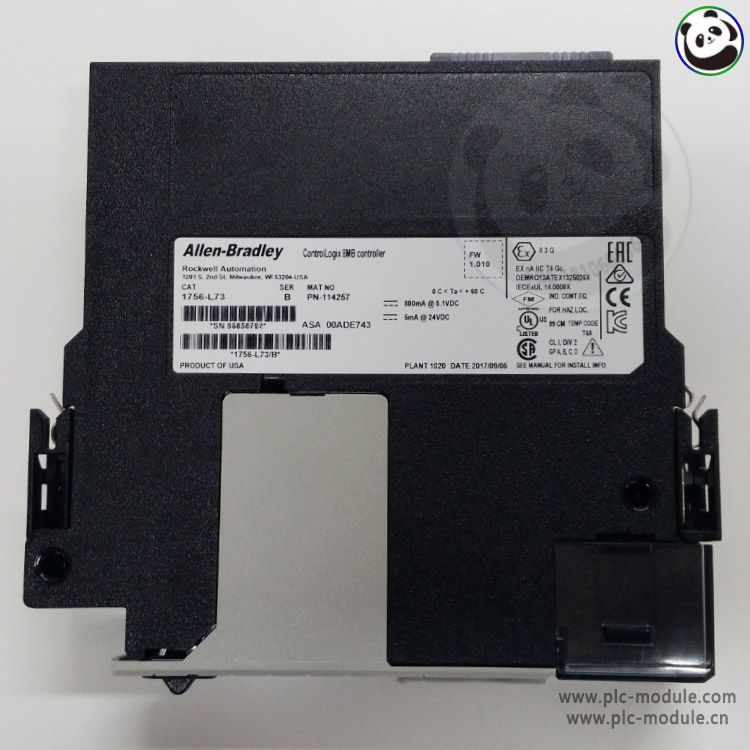 A-B 1756-L73 B ControlLogix 8M Controller.jpg
