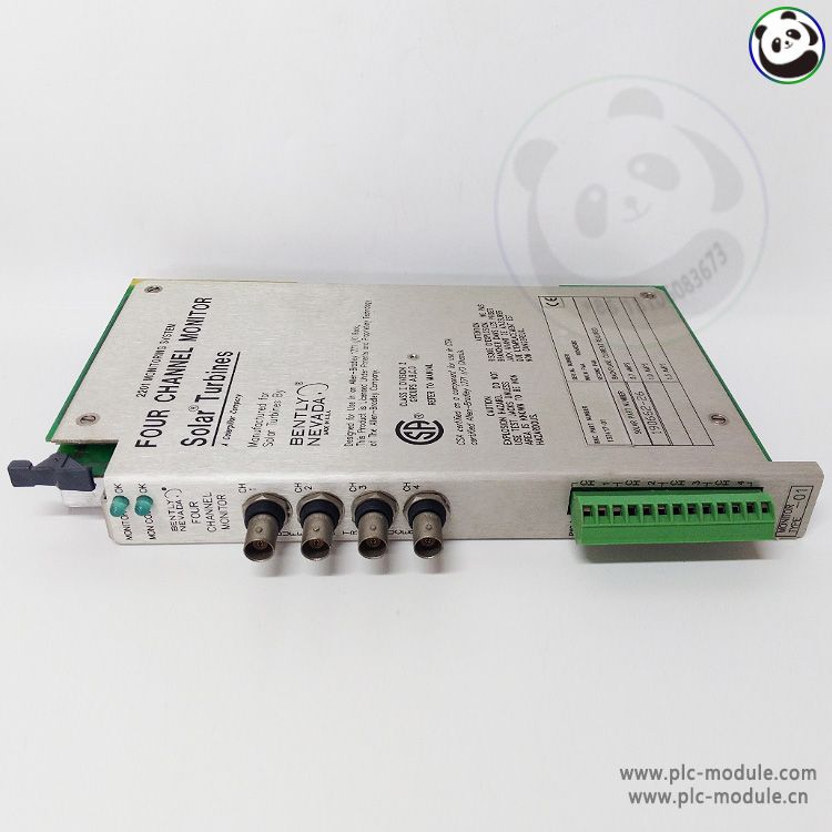 Bently 132419-01 2201 MONITORING SYSTEM Four Channel Monitor 190662-28...jpg