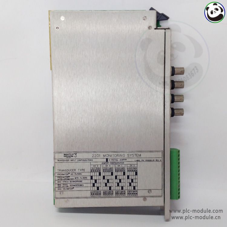 Bently 132419-01 2201 MONITORING SYSTEM Four Channel Monitor 190662-28..jpg