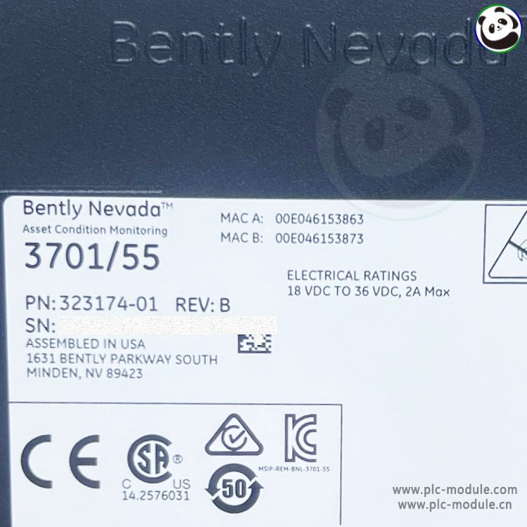 BENTLY NEVADA 323174-01 3701-55 CPU Speed monitoring module...jpg