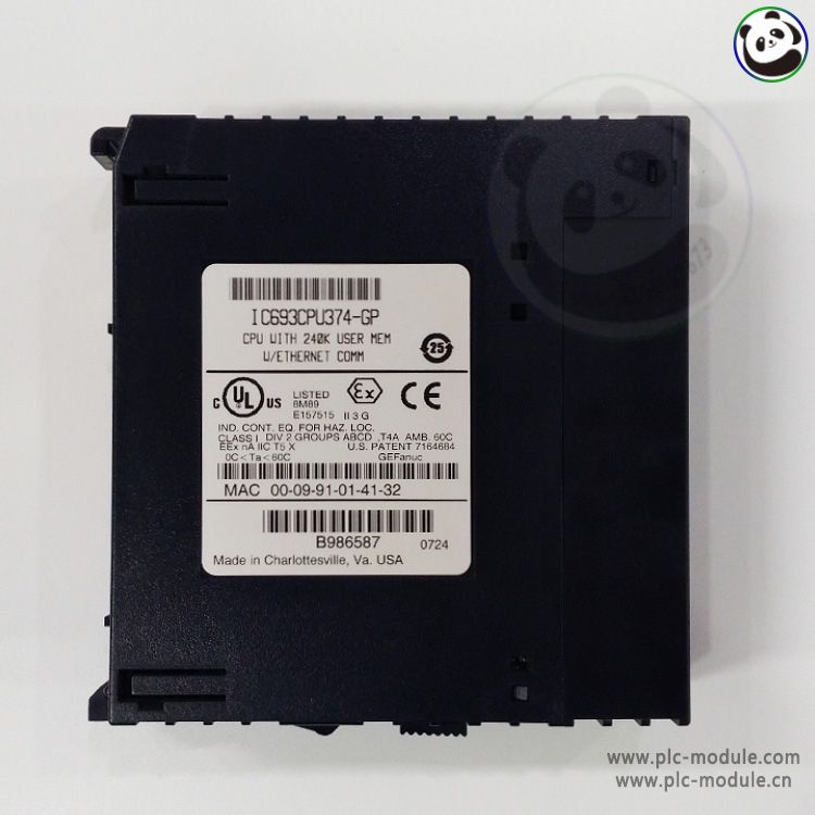 GE IC693CPU374-GP CPU374PLUS CPU Ethernet Module.jpg