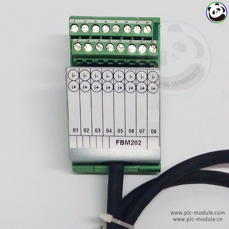 FOXBORO FBM202 Module with AD908AC Connection Cable 1M..jpg