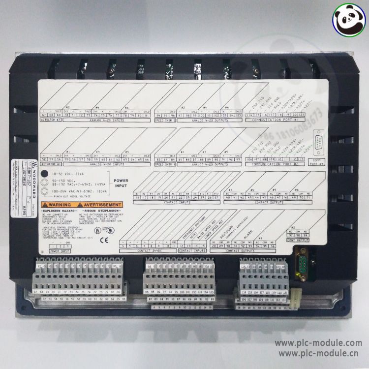 Woodward 9907-167 505E Speed Control ,Turbine Digital Speed Controller..jpg
