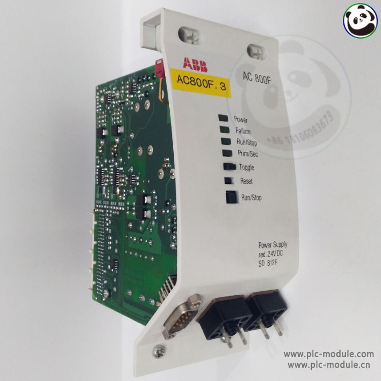 ABB SD812F 3BDH000014R1 FieldController 800 AC800F Power Supply module...jpg