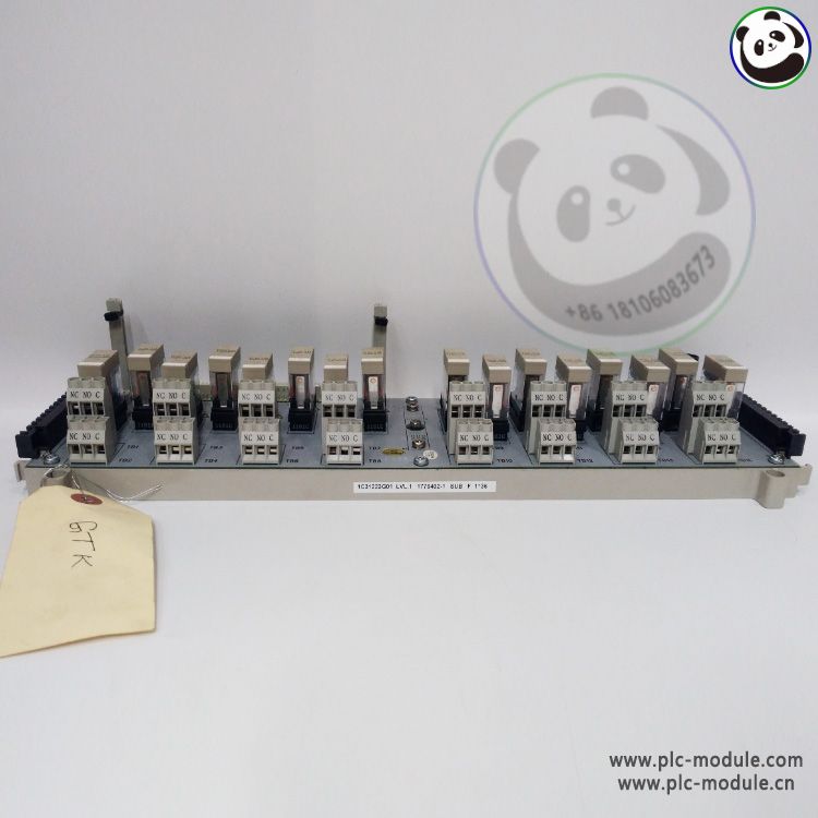 EMERSON 1C31223G01 RELAY PANEL MODULE..jpg