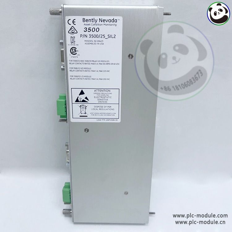 BENTLY NEVADA 126648-01 Keyphasor I O Module (3500-25)....jpg
