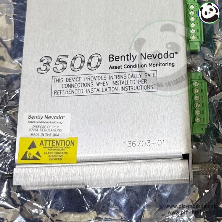 Bently 136703-01 Barrier Tachometer IO Module 3500-50.jpg