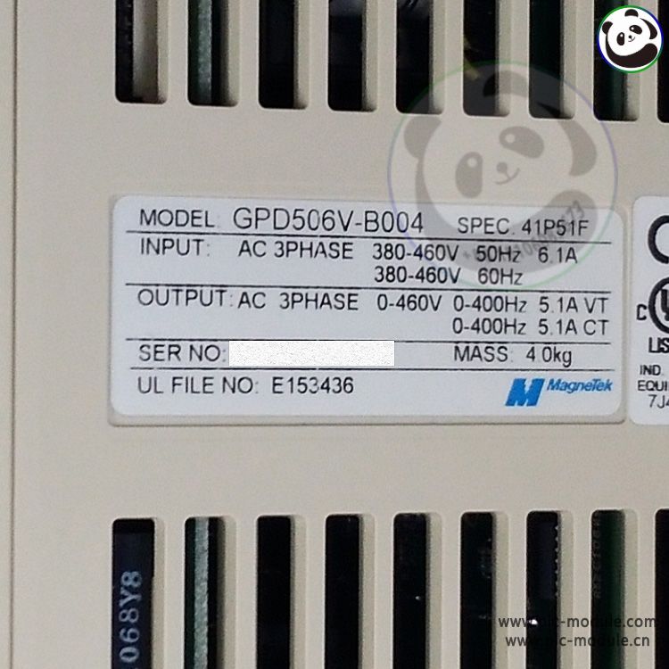 MAGNETEK GPD506V-B004 AC DRIVE GPD506VB004....jpg