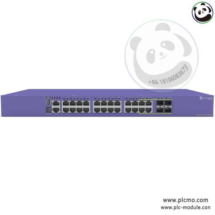Extreme Networks X440-G2-24t-10GE4 24 Port Ethernet Switch Foxboro RH102AY...jpg