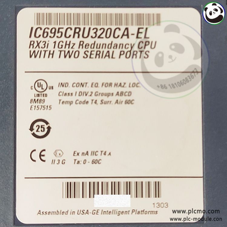 GE IC695CRU320CA-EL CPU MODULE...jpg