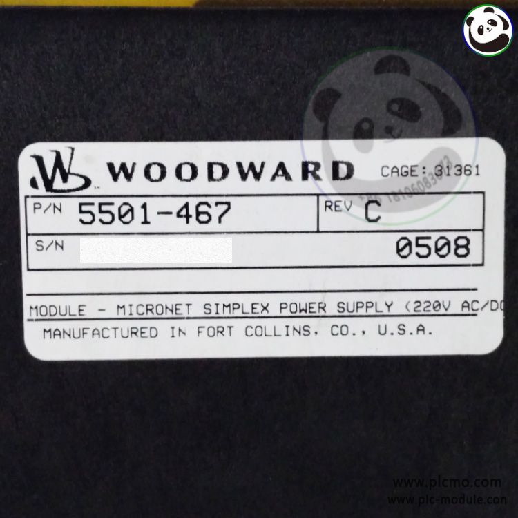 WOODWARD 5501-467 MICRONET SIMPLEX POWER SUPPLY...jpg