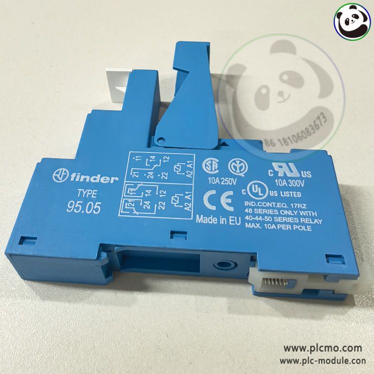 Finder 95.05 WITH RELEASE CLIP 8 PINS , 