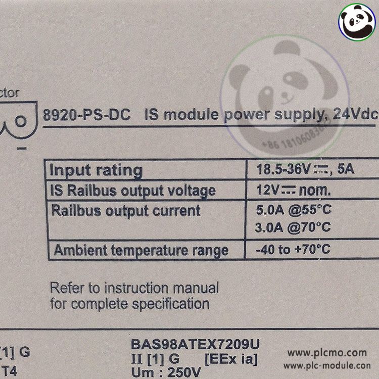 GE 8920-PS-DC IS I-O MODULE PWR SUPPLY......jpg